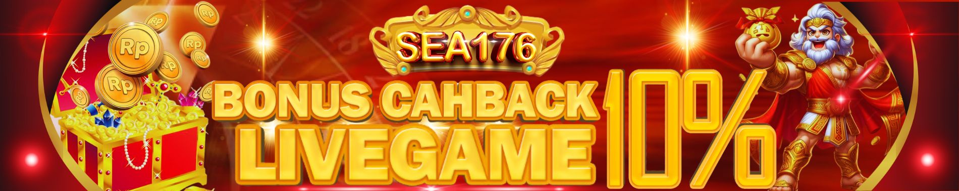 BONUS CASHBACK 5% LIVE GAMES